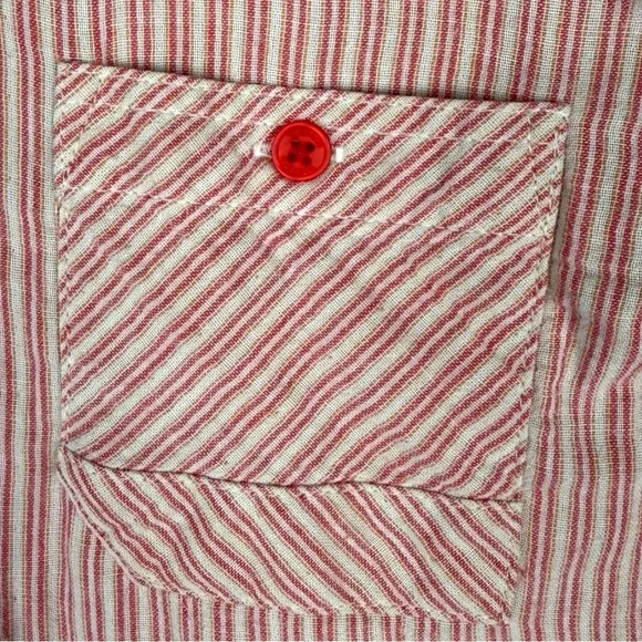 Toad & Co Utility Barn Full-Zip Hooded With Pockets Jacket In Brown/Orange Sz XS - Picture 5 of 11